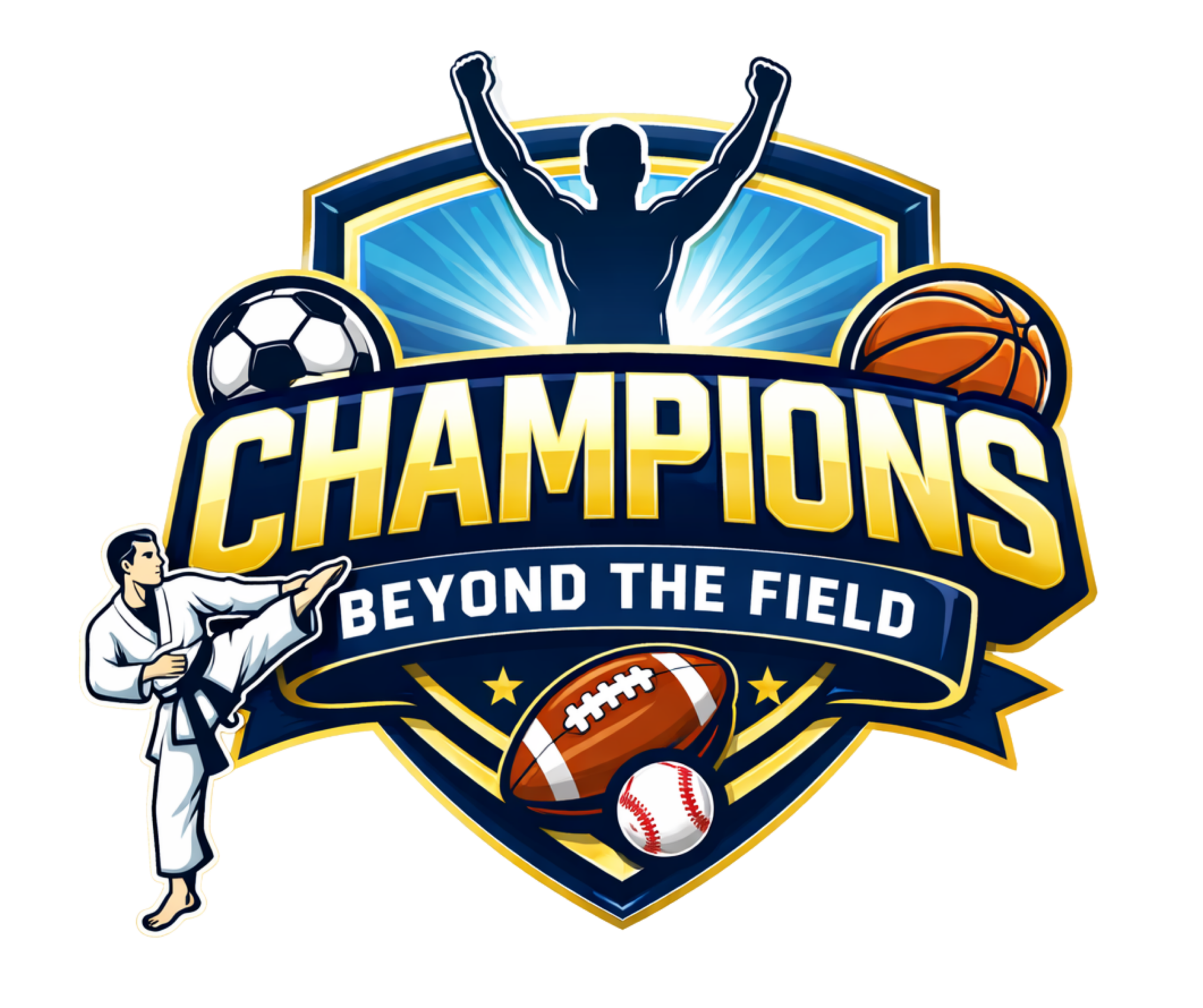 champions beyond the field logo